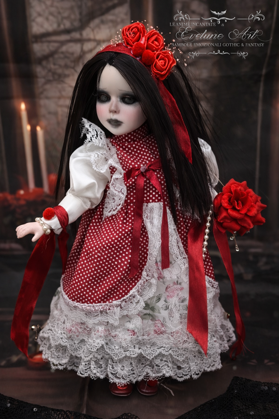 Lucia Bambola Carillon in porcellana