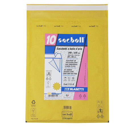 BUSTA IMBOTTITA FORMATO 26X36 - H - conf. 10 pz
