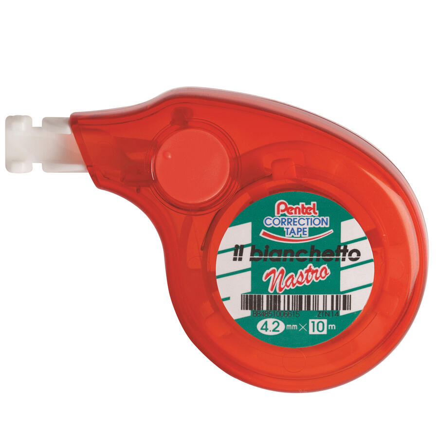 ASTUCCIO 4 CORRETTORI A NASTRO il bianchetto 10mtx 4.2mm PENTEL