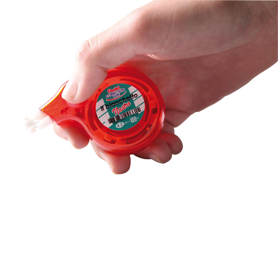 ASTUCCIO 4 CORRETTORI A NASTRO il bianchetto 10mtx 4.2mm PENTEL