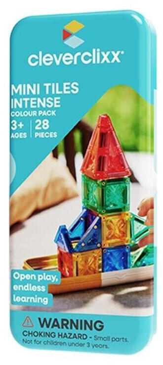 Costruzioni magnetiche Cleverclixx Mini Tiles Intese