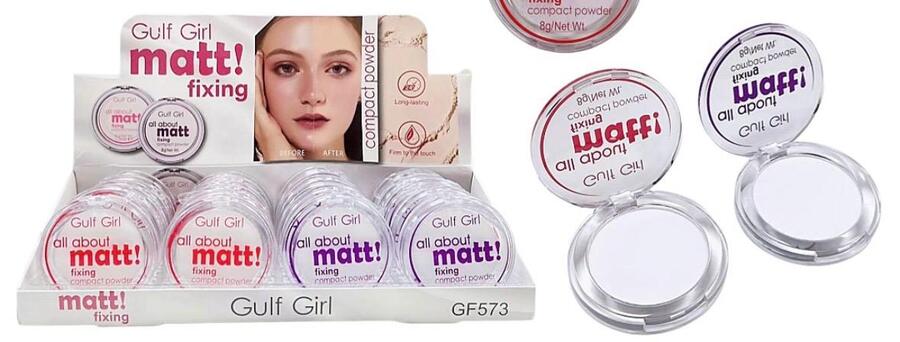 GULF GIRL MATT FIXING COMPACT POWDER [Conf. da 24 pezzi]