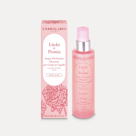 L'Erbolario - Litchi & Peonia Acqua profumata per corpo e capelli
