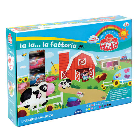 DIDO' FARM 10 salsiciotti, formine e scenario 3D