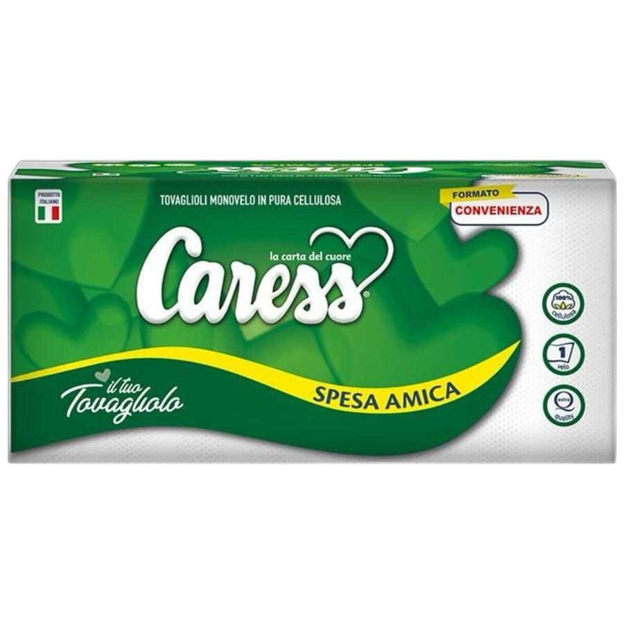 CARESS TOVAGLIOLI SPESA AMICA 1 VELO (Confezione da 40 pezzi)
