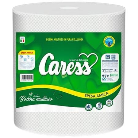 CARESS BOBINA 2 VELI 600 GR (Confezione da 12 pezzi) 
