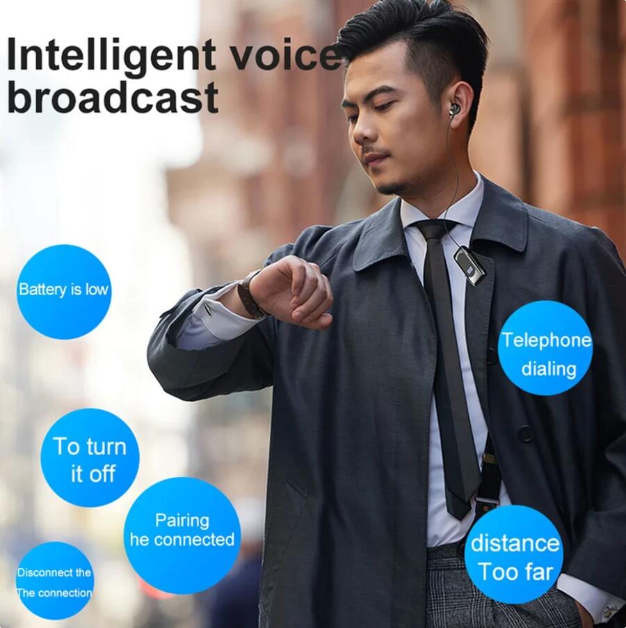 AURICOLARE BLUETOOTH VIBRAZIONE RETRATTILE CUFFIA WIRELESS CLIP iOS ANDROID K55