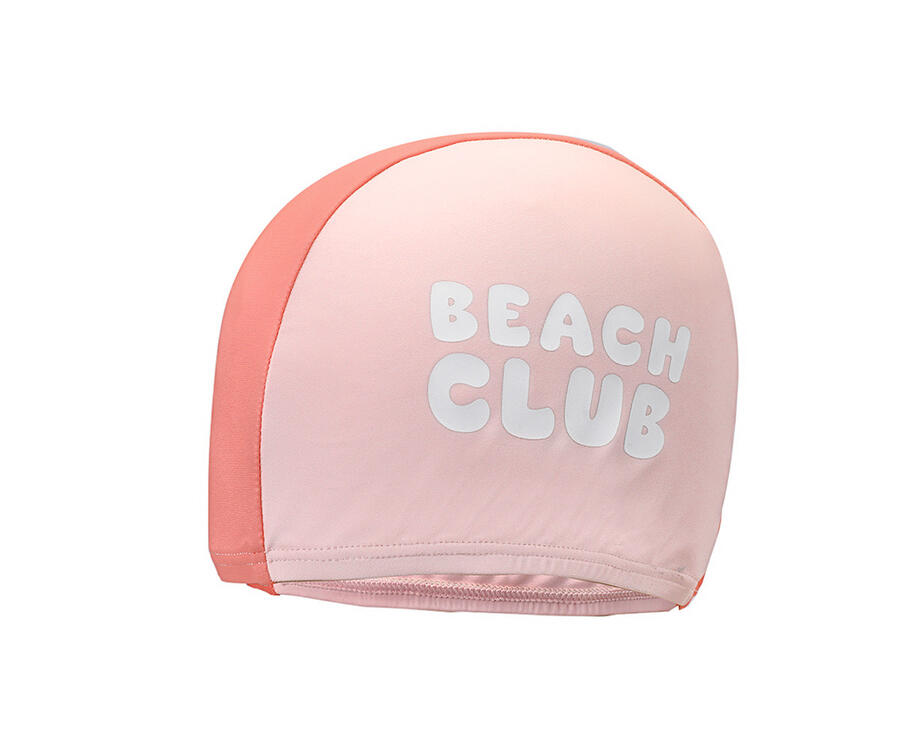 Cuffia da Nuoto Bambini – Piscina e Mare - Stripes Bloom & Blush