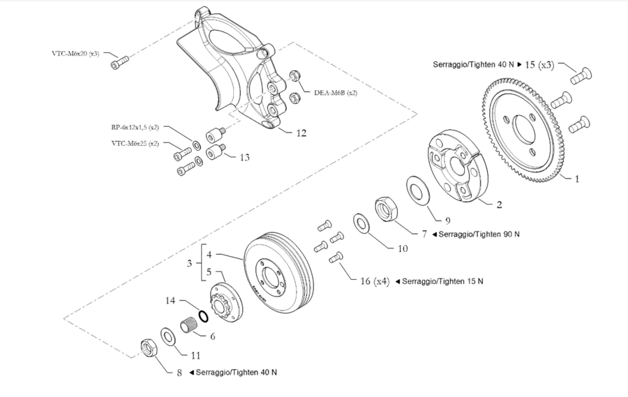 O RING 114 D.I. 11,11x1,78 VITON PER GABBIA PIGNONE / CAMPANA