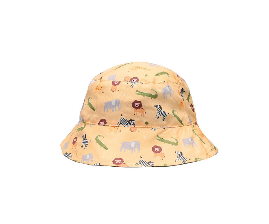 Cappellino Reversibile Bebè – Protezione Solare UPF+30 - Wild Animals