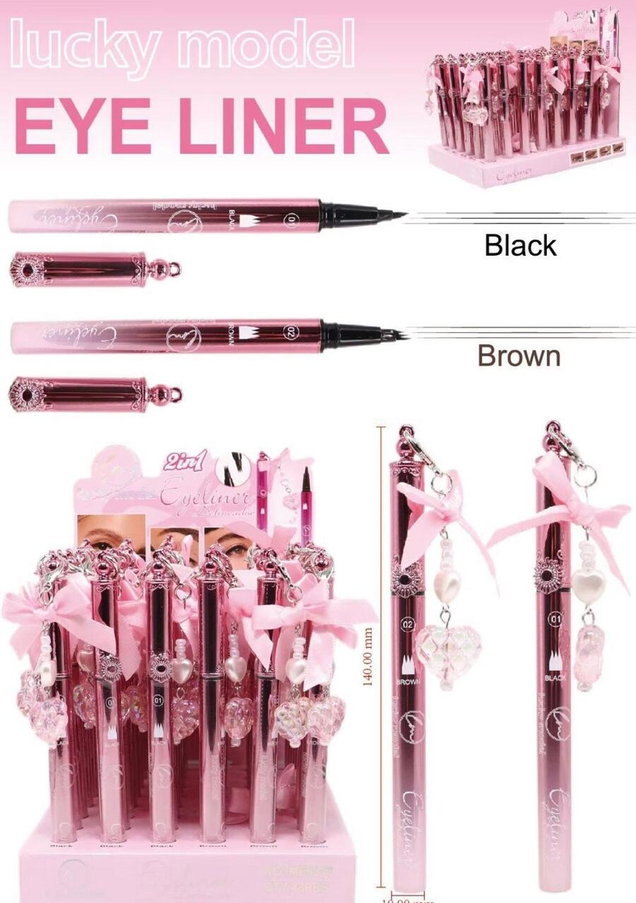 LUCKY MODEL EYE LINER 2 IN 1 [Conf. da 48 pezzi]