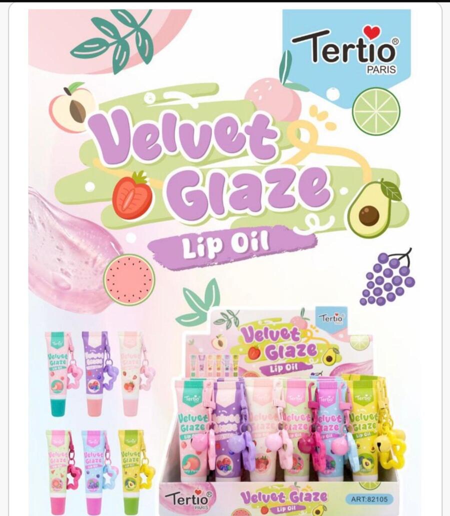 TERTIO PARIS VELVET GLAZE LIP OIL [Conf. da 24 pezzi]
