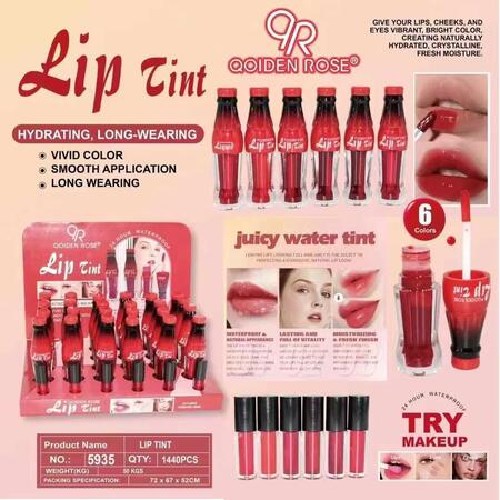 QOIDEN ROSE LIP TINT [Conf. da 24 pezzi]