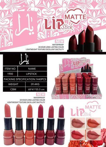 LIP STICK MATTE (Simil Arabo) [Conf. da 24 pezzi]