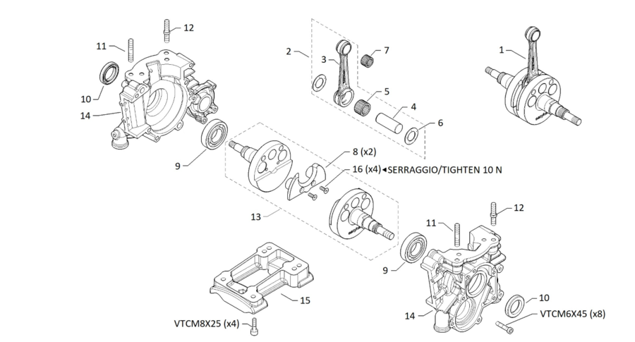 GABBIA A RULLINI EKA/HAT 14x18x20 - PIEDE BIELLA