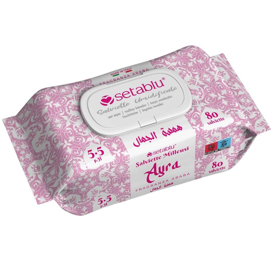 SETABLU SALVIETTINE IMBEVUTE ARABE 80 PEZZI AYRA (Confezione da 24 pezzi)