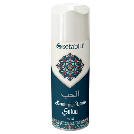 SETABLU DEODORANTE ARABO UOMO 200 ML SAFAA (Confezione da 12 pezzi) 