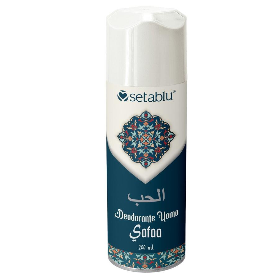 SETABLU DEODORANTE ARABO UOMO 200 ML SAFAA (Confezione da 12 pezzi) 