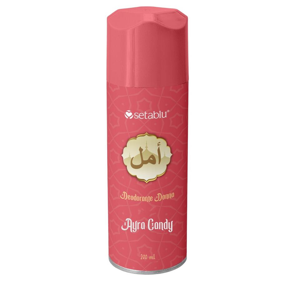 SETABLU DEODORANTE ARABO DONNA 200 ML AYRA CANDY (Confezione da 12 pezzi) 