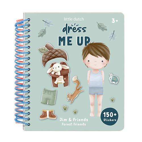 Libro Dress me up con stickers - Forest Friends