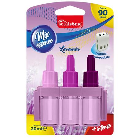 SETABLU RICARICA TRIS DEO AMBIENTE 20 ML LAVANDA (Confezione da 24 pezzi) 