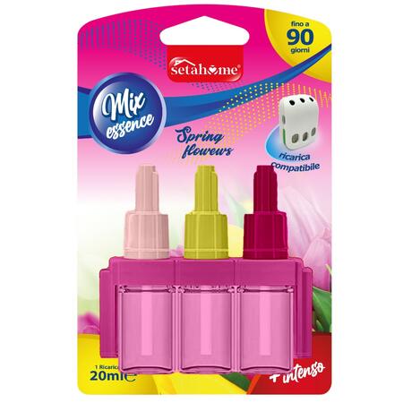 SETABLU RICARICA TRIS DEO AMBIENTE 20 ML FIORI (Confezione da 24 pezzi) 