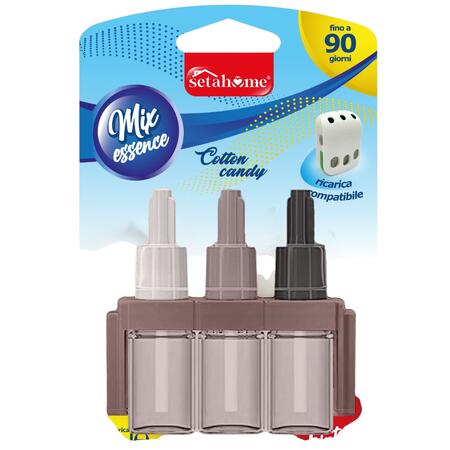 SETABLU RICARICA TRIS DEO AMBIENTE 20 ML COTTON CANDY (Confezione da 24 pezzi) 