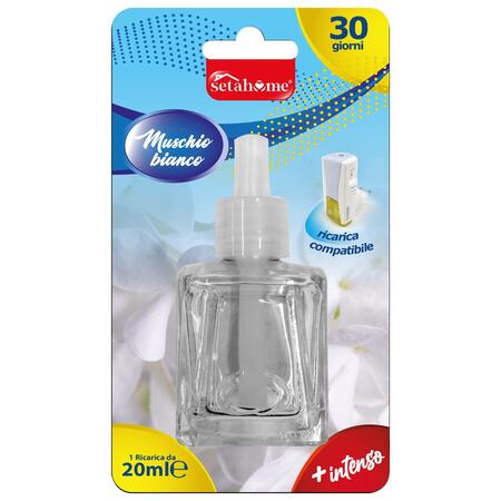 SETABLU RICARICA DEO AMBIENTE 20 ML MUSCHIO BIANCO (Confezione da 24 pezzi) 