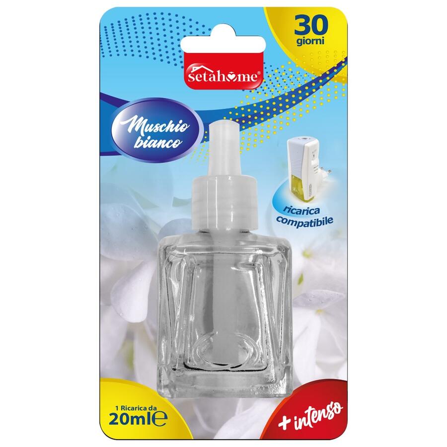 SETABLU RICARICA DEO AMBIENTE 20 ML MUSCHIO BIANCO (Confezione da 24 pezzi) 