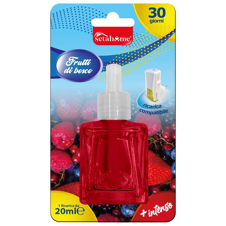 SETABLU RICARICA DEO AMBIENTE 20 ML FRUTTI ROSSI (Confezione da 24 pezzi) 