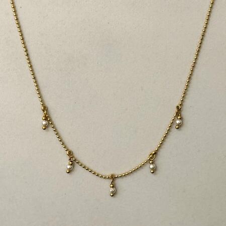 Collana Minimal Bohem Finja BIANCO