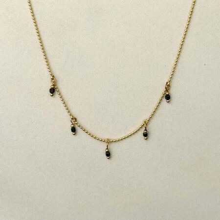 Collana Minimal Bohem Finja NERO