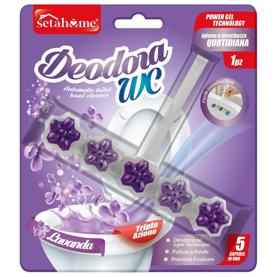 SETABLU DEODORANTE WC 50 GR LAVANDA (Confezione da 24 pezzi) 