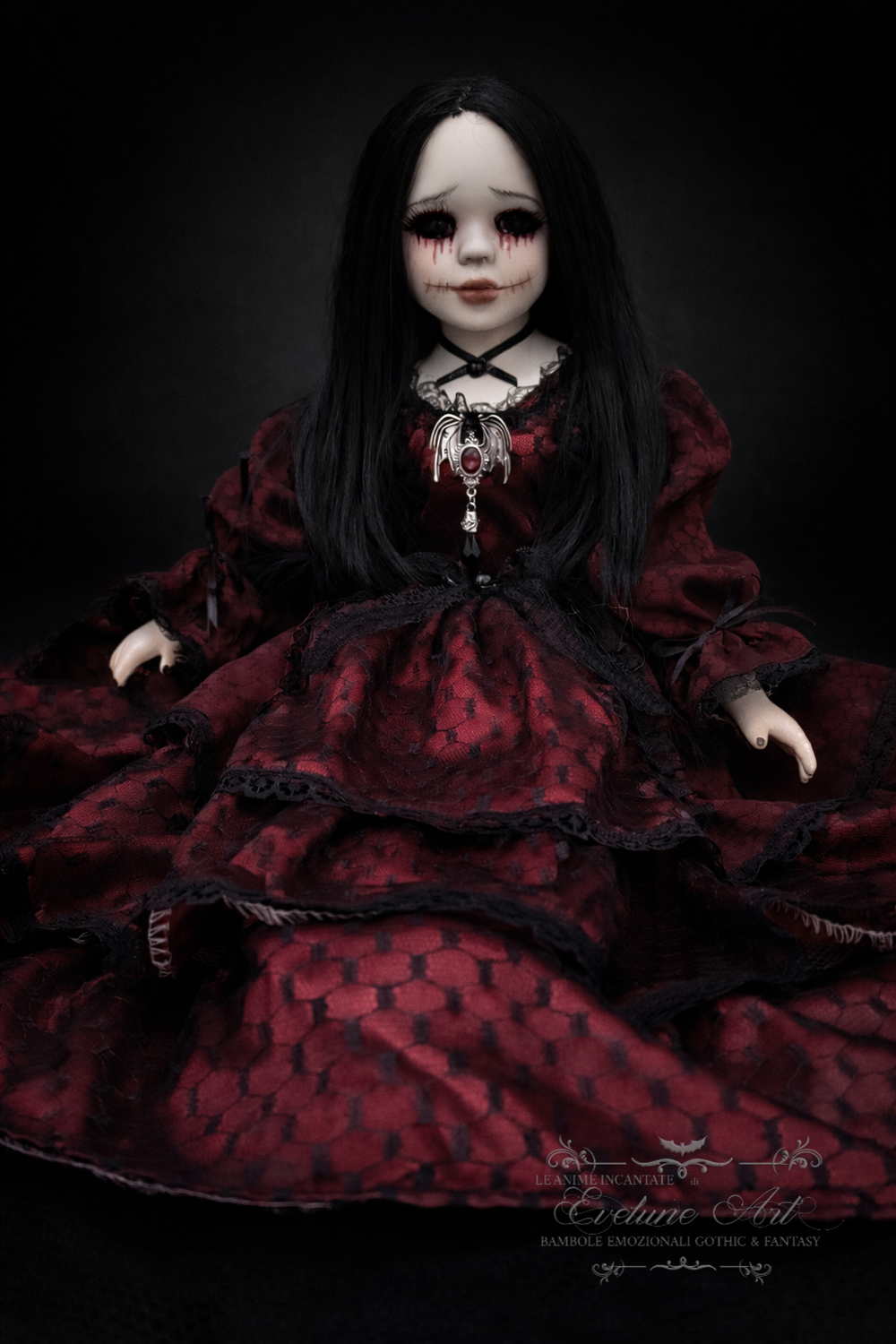 Meredith Bambola Goth Emozionale