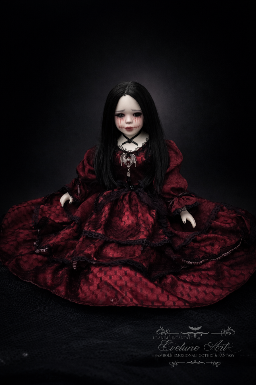 Meredith Bambola Goth Emozionale
