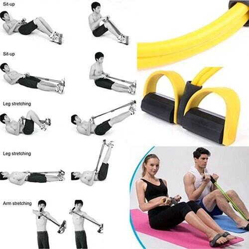 ATTREZZO ELASTICO PILATES PER ESERCIZI ALLENA BRACCIA GAMBE SPALLE FITNESS PULL 