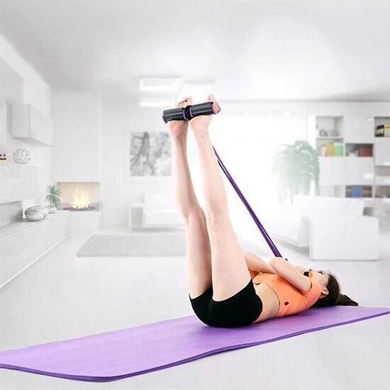ATTREZZO ELASTICO PILATES PER ESERCIZI ALLENA BRACCIA GAMBE SPALLE FITNESS PULL 