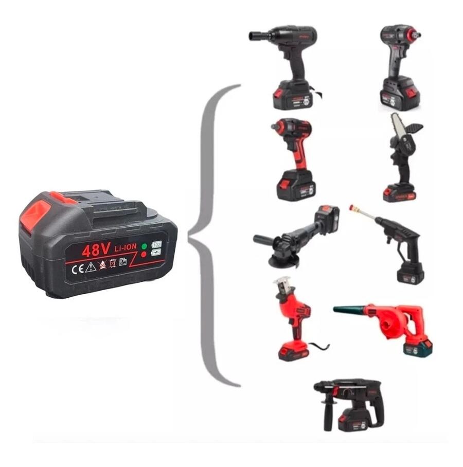 BATTERIA DI RICAMBIO 48V PER MINI SEGA ELETTRICA CESOIA MOTOSEGA IDROPULITRICE 