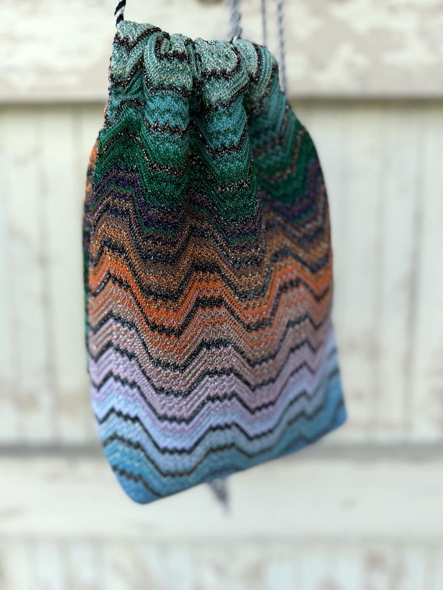 Secchiello  sfumate di verde 