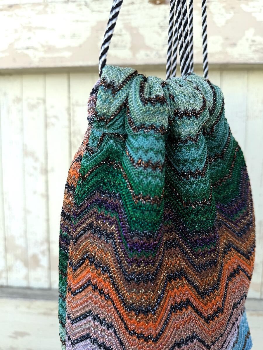 Secchiello  sfumate di verde 