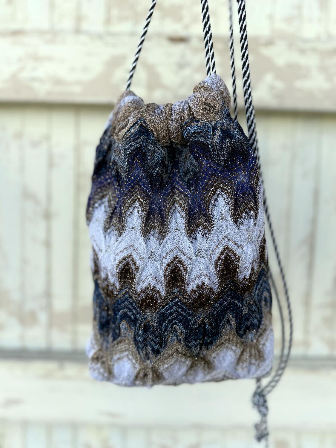 Secchiello  blu e bianco