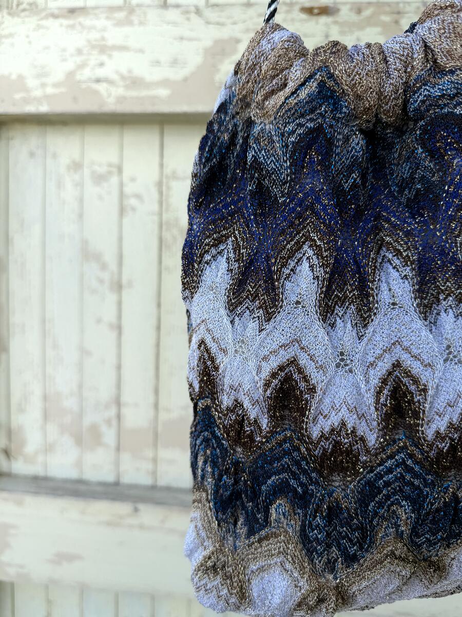 Secchiello  blu e bianco