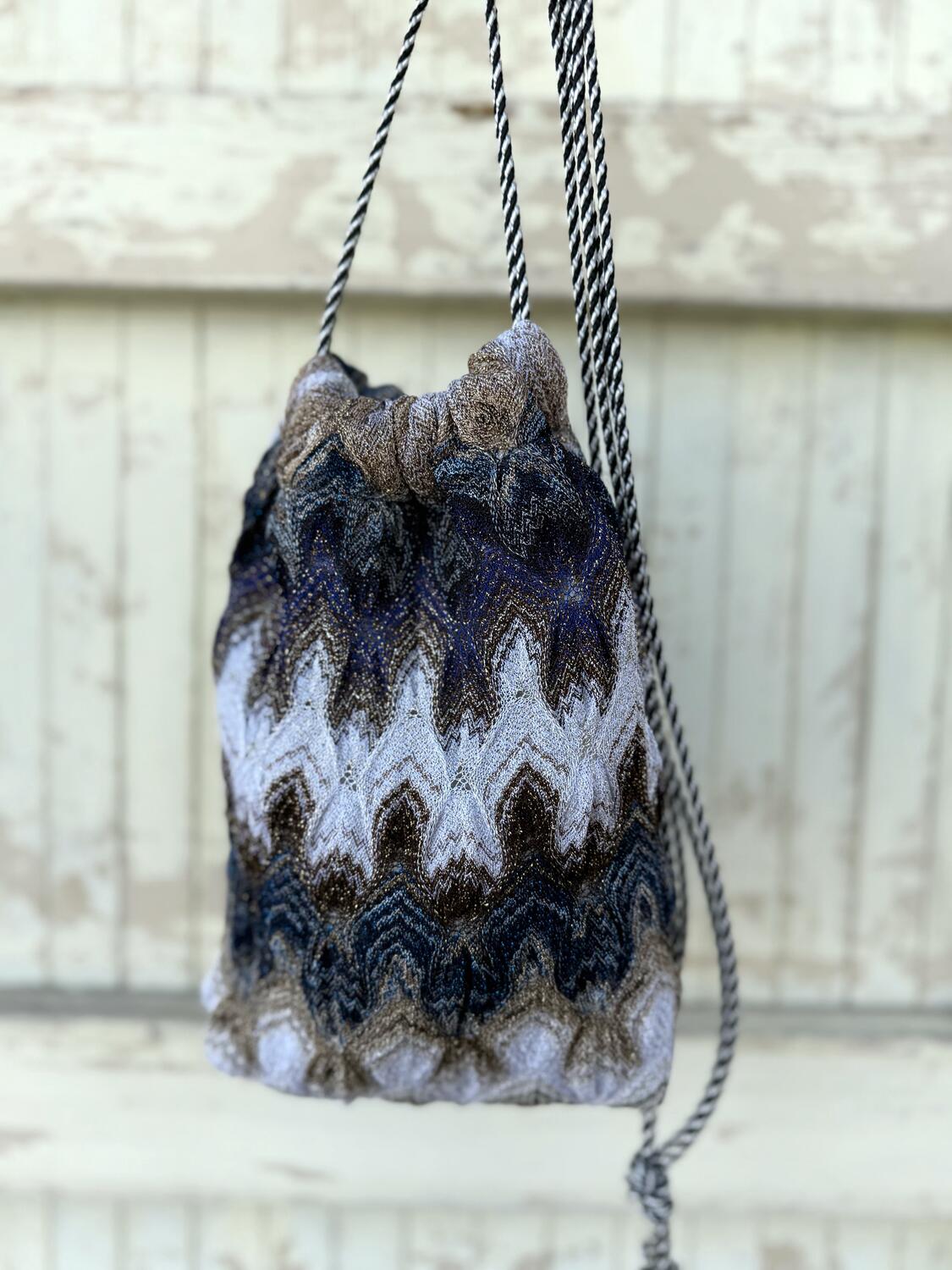 Secchiello  blu e bianco