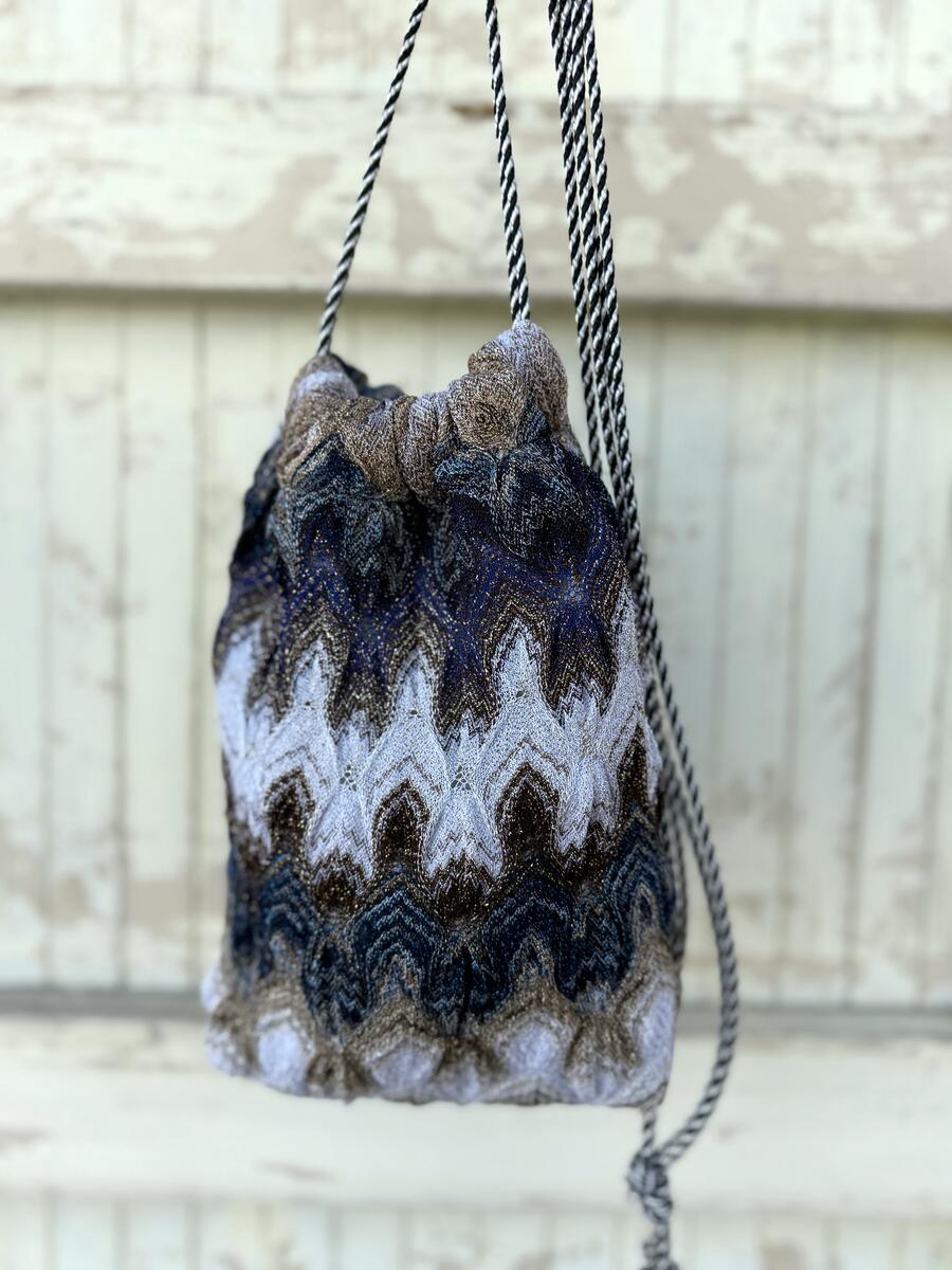 Secchiello  blu e bianco