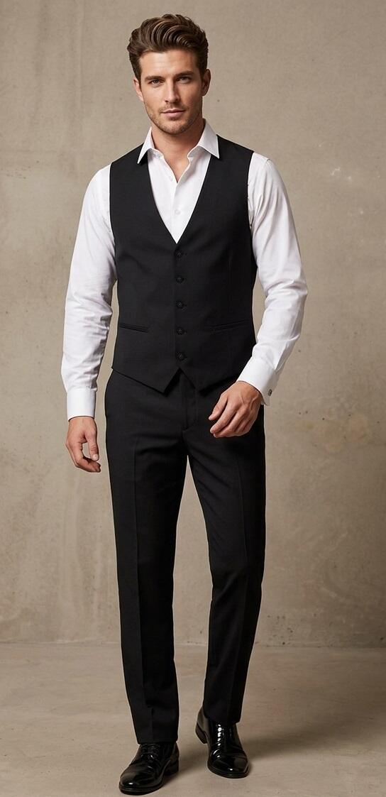 GILET DA BALLO VESTIBILITA' REGOLARE DRITTA   8-0007