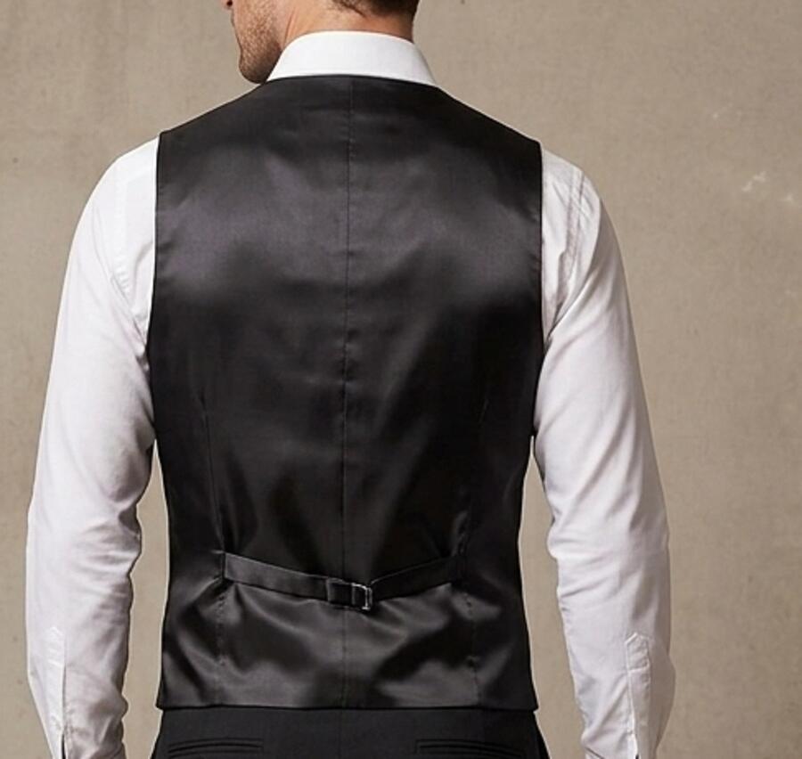 GILET DA BALLO VERSIONE SLIM CON STRASS NEI TASCHINI 8-0002