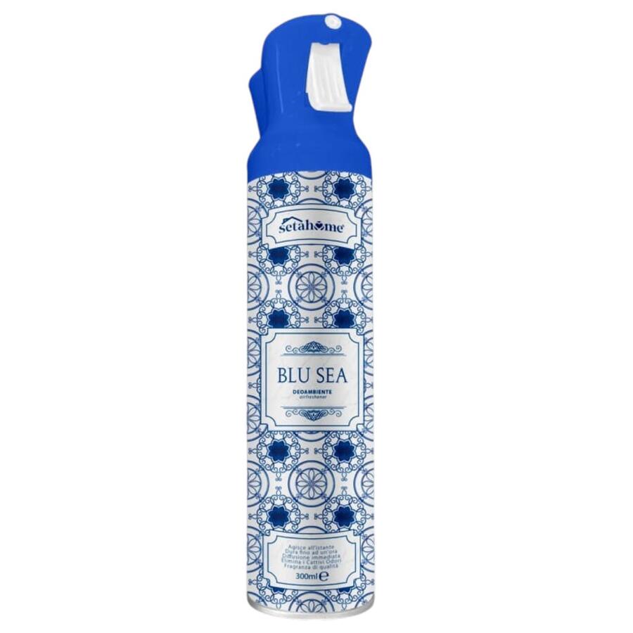 SETABLU DEO AMBIENTE TRIGGER SPRAY 300 ML BLUE SEA (Confezione da 12 pezzi) 