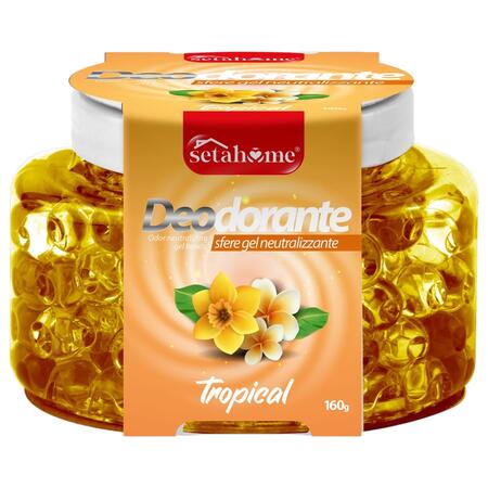 SETABLU DEO AMBIENTE SFERE 160 GR TROPICAL (Confezione da 24 pezzi) 