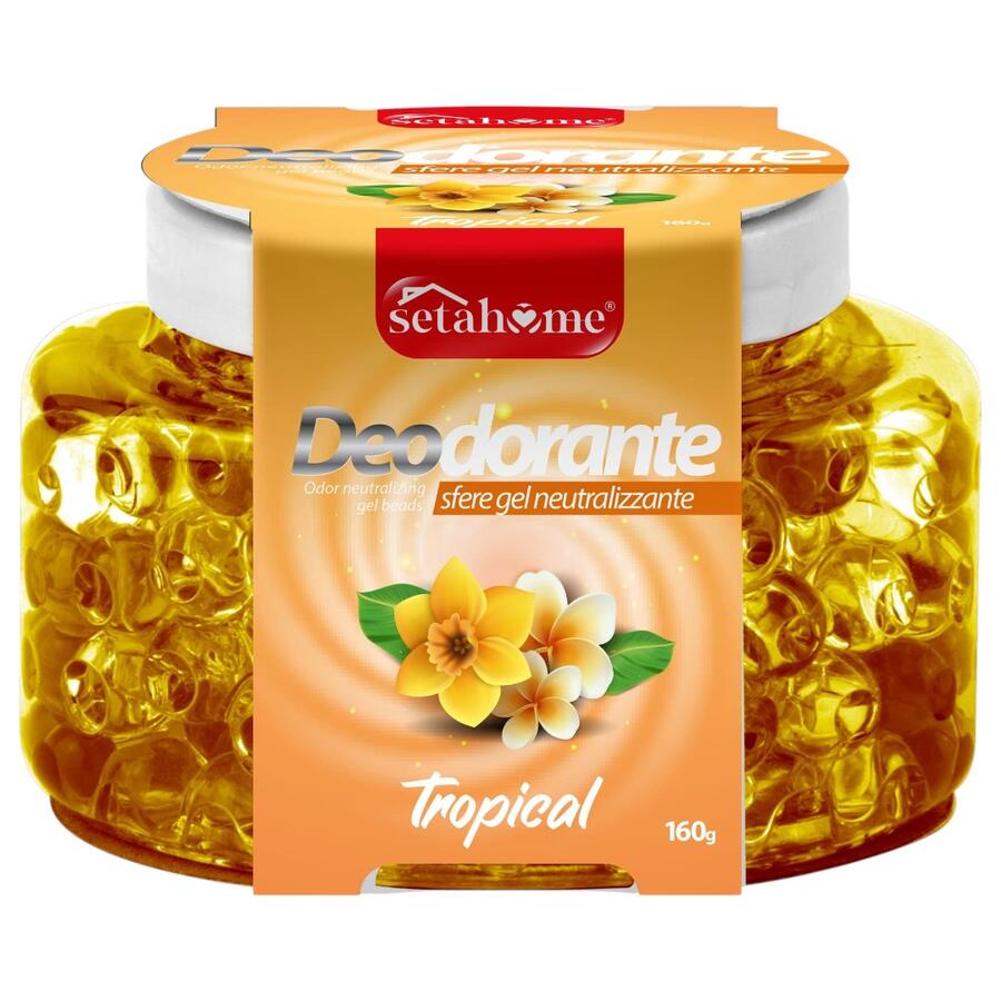 SETABLU DEO AMBIENTE SFERE 160 GR TROPICAL (Confezione da 24 pezzi) 