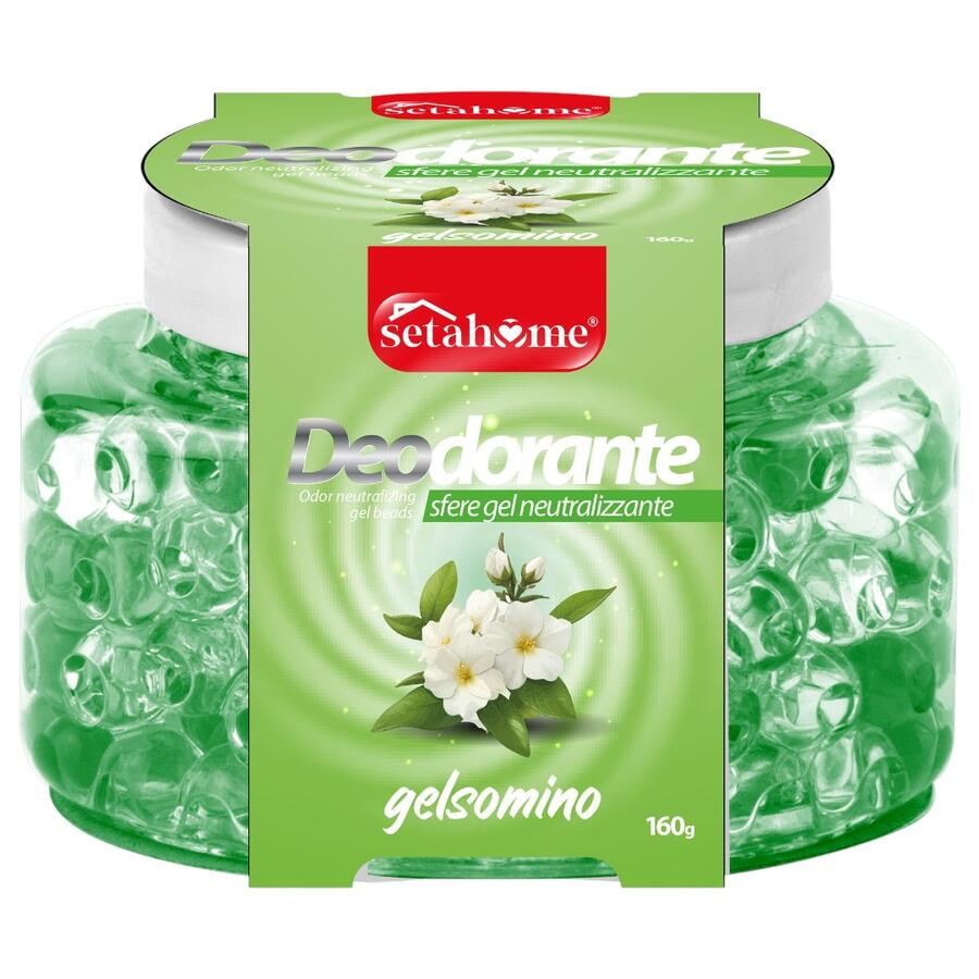SETABLU DEO AMBIENTE SFERE 160 GR GELSOMINO (Confezione da 24 pezzi) 